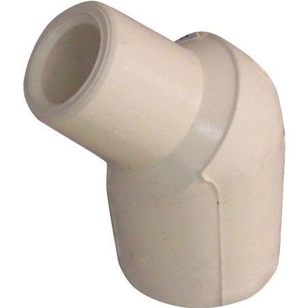 Street Pipe Elbow, 34 in, 45 deg Angle, CPVC, 40 Schedule -  NIBCO, T00095D